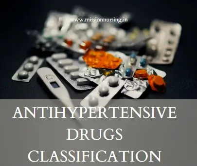 Antihypertensive drugs Classification