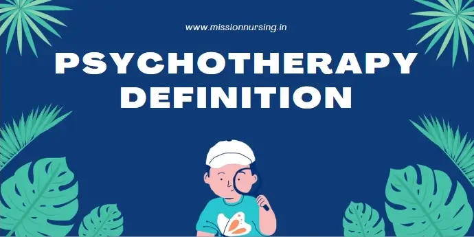 psychotherapy definition